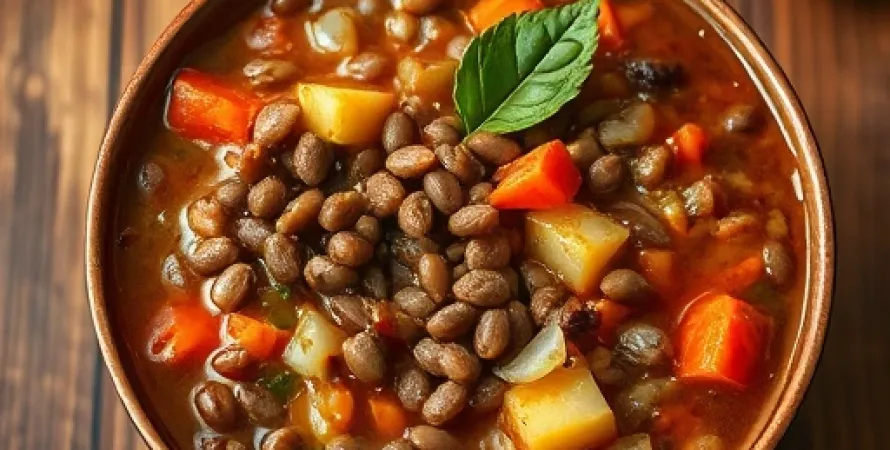 Soupe de lentilles