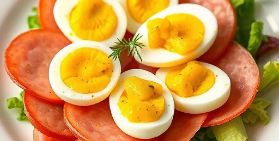 Salade de jambon faux