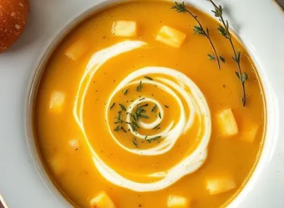 Soupe d'Oignon et de Pomme
