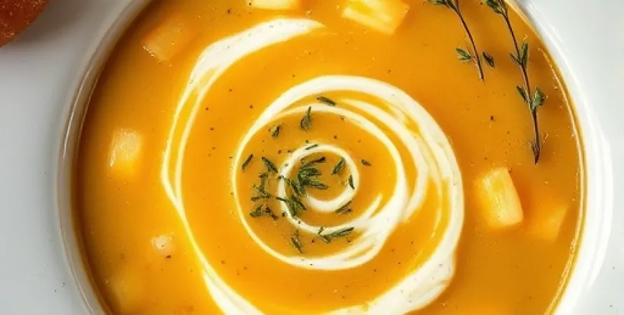 Soupe d'Oignon et de Pomme