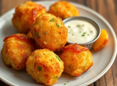Croquettes de pommes de terre au Gruyère