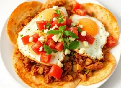 Chilaquiles à la mexicaine