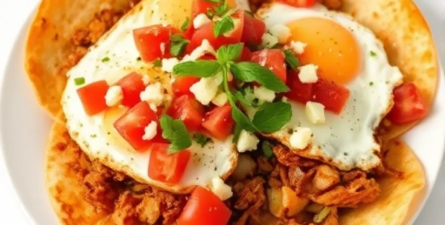 Chilaquiles à la mexicaine