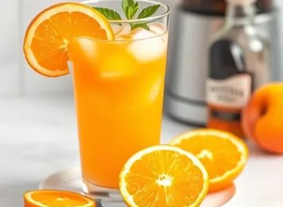 Boisson Froide à l'Orange
