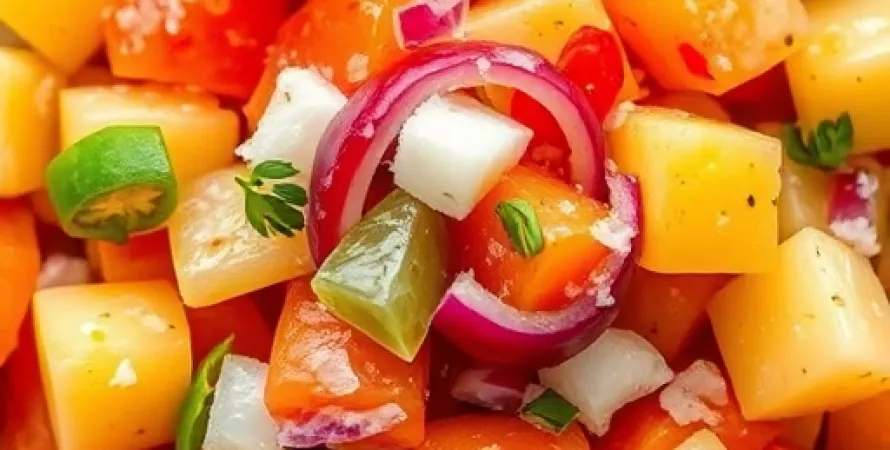 Salsa de fruits tropicaux