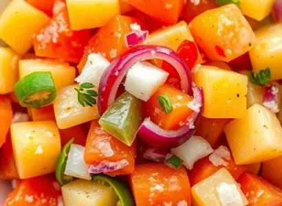 Salsa de fruits tropicaux
