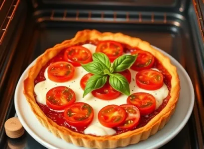 Tarte aux Tomates et Fromage Crème
