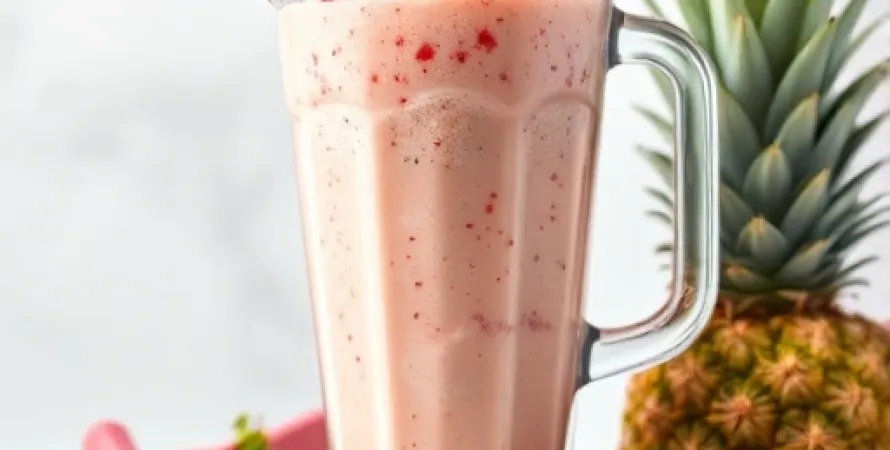 Rhubarbe et fruits