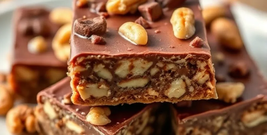 Barres au Chocolat et Noix