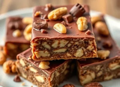 Barres au Chocolat et Noix