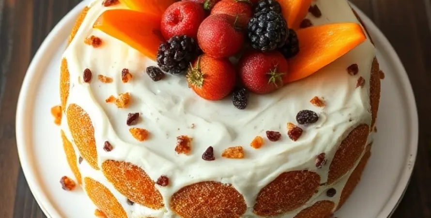 Gâteau de carottes aux fruits secs