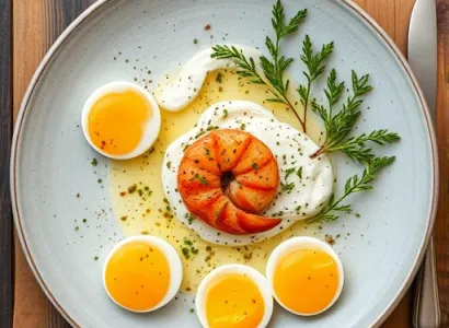 Oeufs farcis au saumon fumé