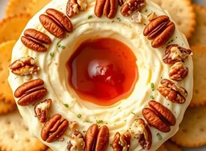 Bague de fromage aux pecans