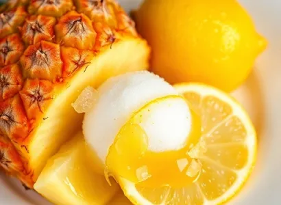 Confiture d'ananas et de citron