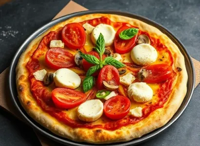 Pizza aux pommes de terre épicées