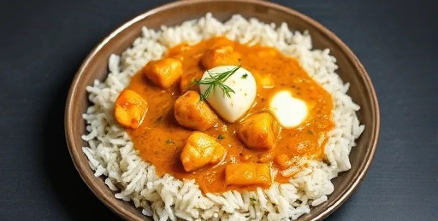 Curry d'épinard et de fromage