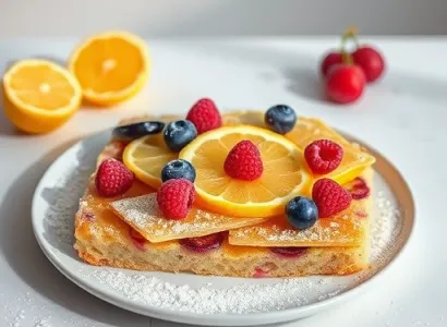 Barres aux fruits et au citron