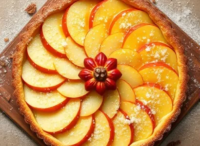 Tarte aux pommes râpées