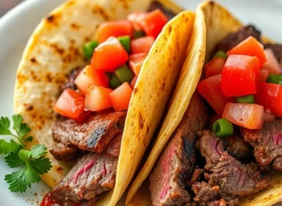 Steak de flanc tacos