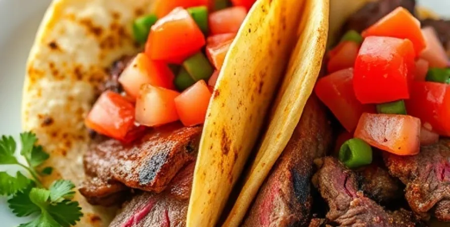 Steak de flanc tacos