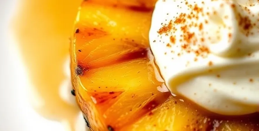 Ananas caramélisé au sirop d'érable