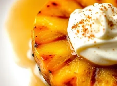 Ananas caramélisé au sirop d'érable