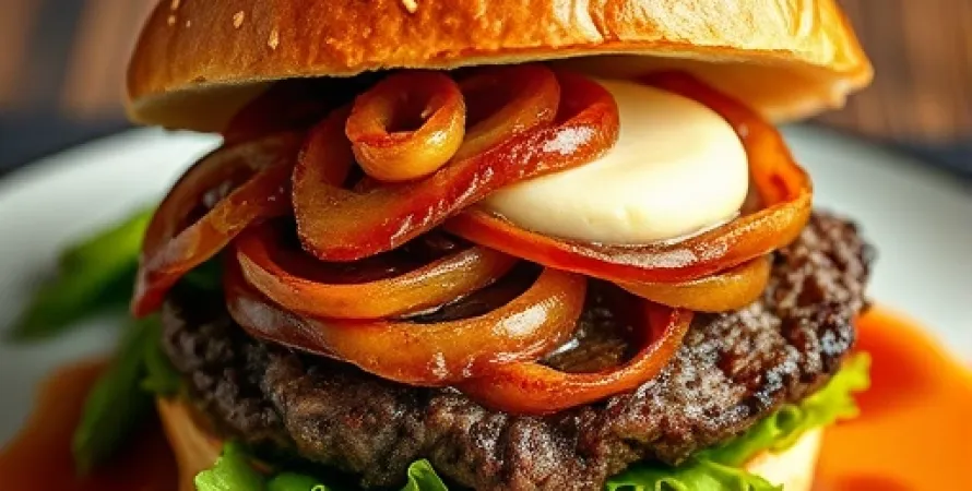 Burger de Boeuf Teriyaki