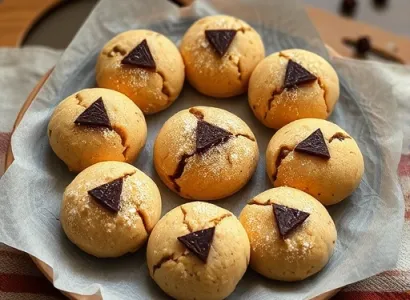 Cookies végétaliens au beurre de cacahuète