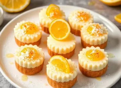 Bites de cheesecake au citron
