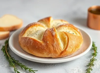 Pain au fromage blanc et ciboulette
