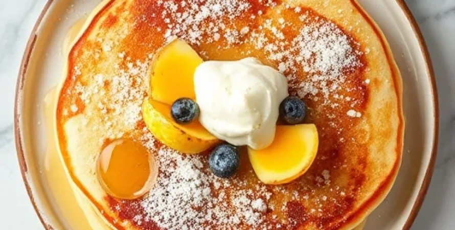 Pancakes aux myrtilles