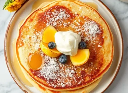 Pancakes aux myrtilles