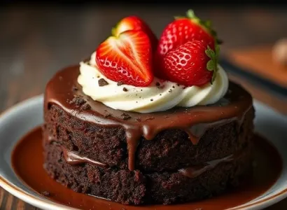 Torte au Chocolat Chaud