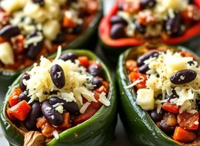Poblanos farcis
