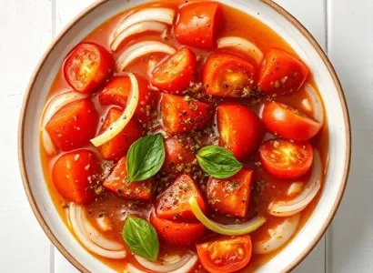 Salsa chaude aux tomates
