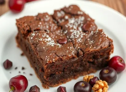 Brownies au Chocolat et Cerises