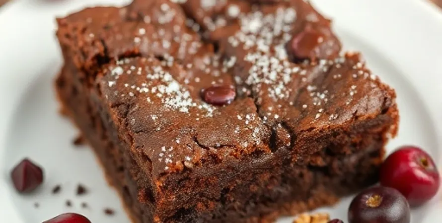 Brownies au Chocolat et Cerises