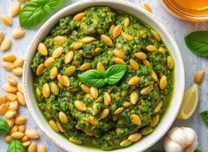 Pesto de graines de citrouille au miso