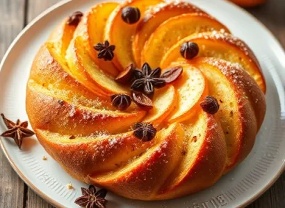 Pain aux épices de citrouille et pomme