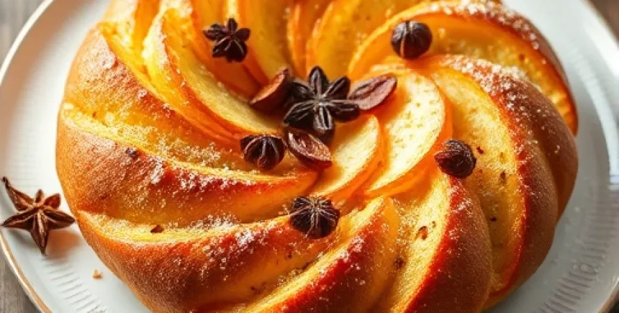 Pain aux épices de citrouille et pomme