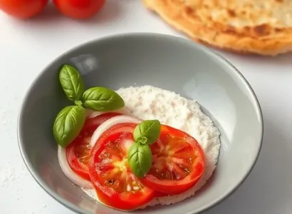 Pain panne aux tomates et basilic