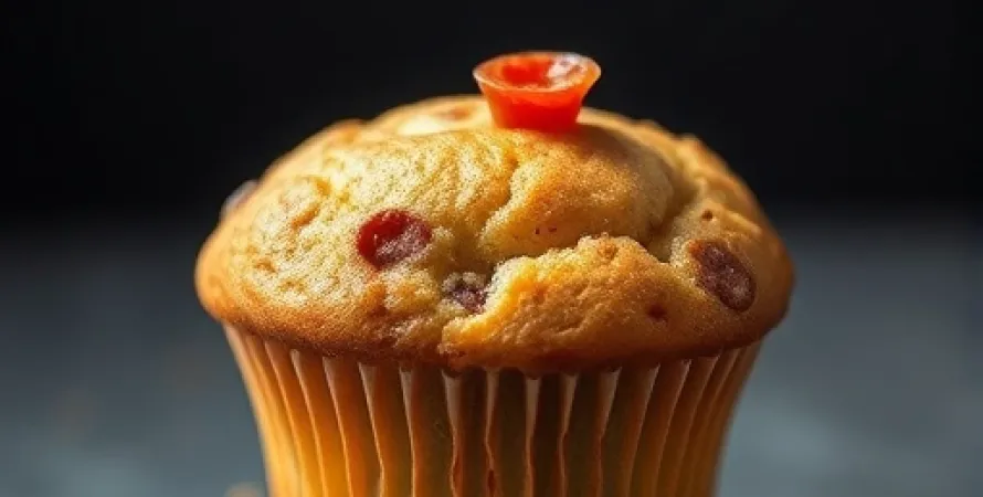 Muffins au Saucisson et Poivrons