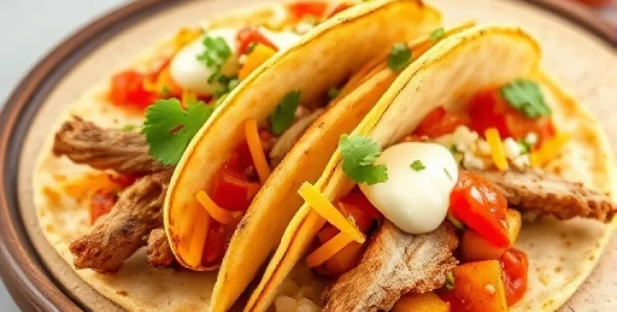 Pizzatacos au poulet grillé