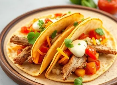 Pizzatacos au poulet grillé