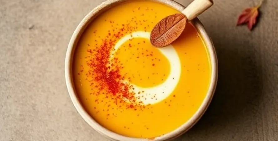Bisque de patate douce au curry