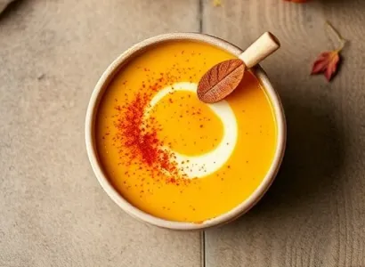 Bisque de patate douce au curry