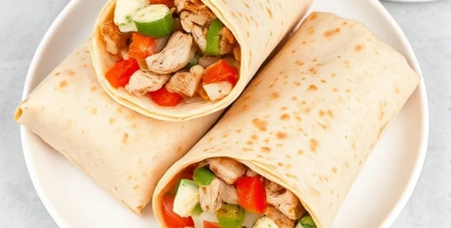 Burritos de poulet