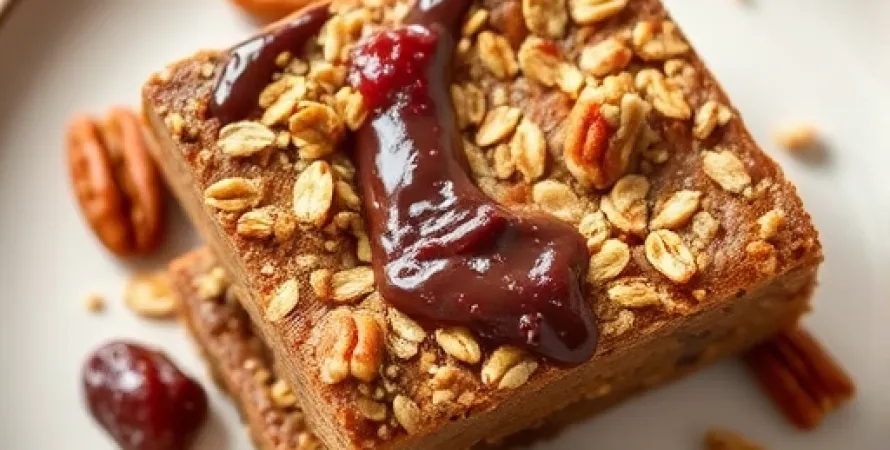 Barres aux noix et au chocolat