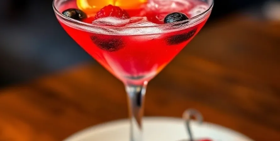 Cocktail aux Fruits Rouges