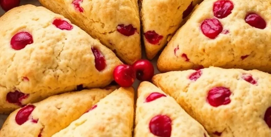 Scones aux cranberries